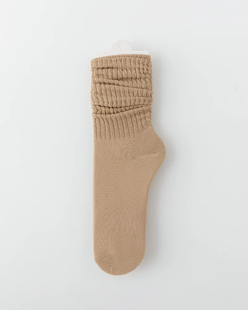 5 Pairs Women’s Slouchy Crew Socks - Image 12