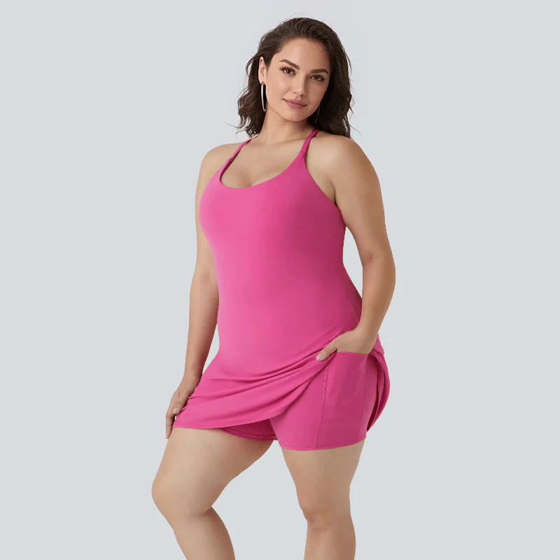 The Ultimate Tummy Control Backless Active Dress - Image 17