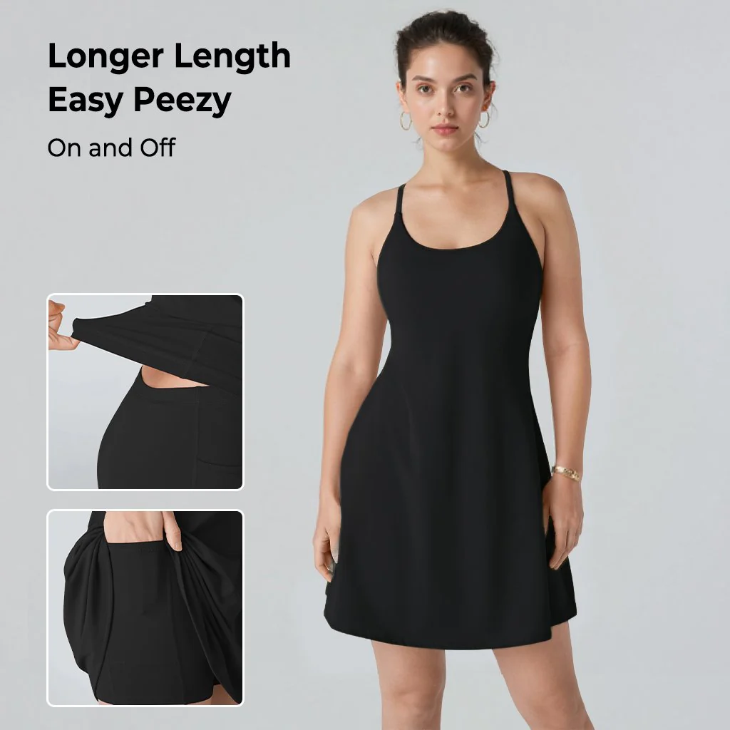 The Ultimate Tummy Control Backless Active Dress - Image 22