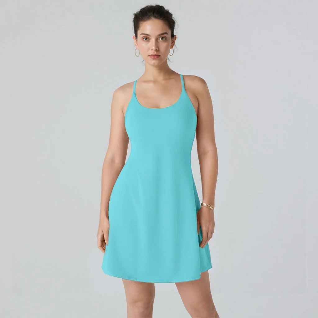 The Ultimate Tummy Control Backless Active Dress - Image 25