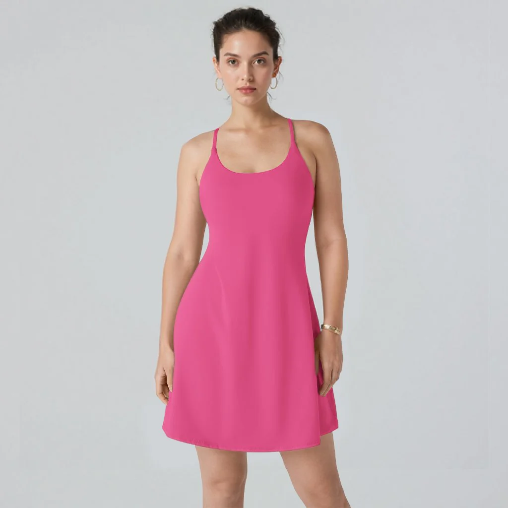 The Ultimate Tummy Control Backless Active Dress - Image 26
