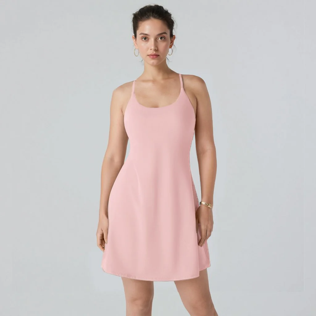The Ultimate Tummy Control Backless Active Dress - Image 28