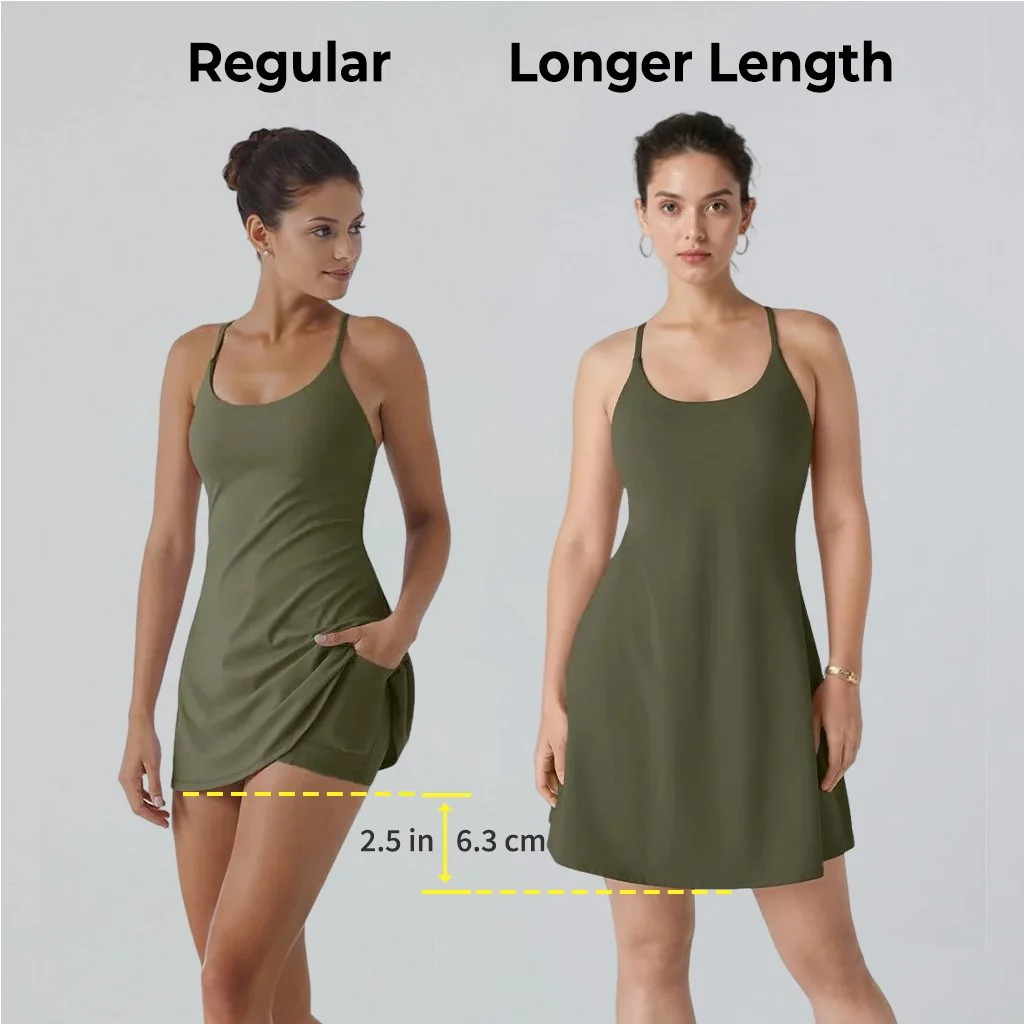 The Ultimate Tummy Control Backless Active Dress - Image 3