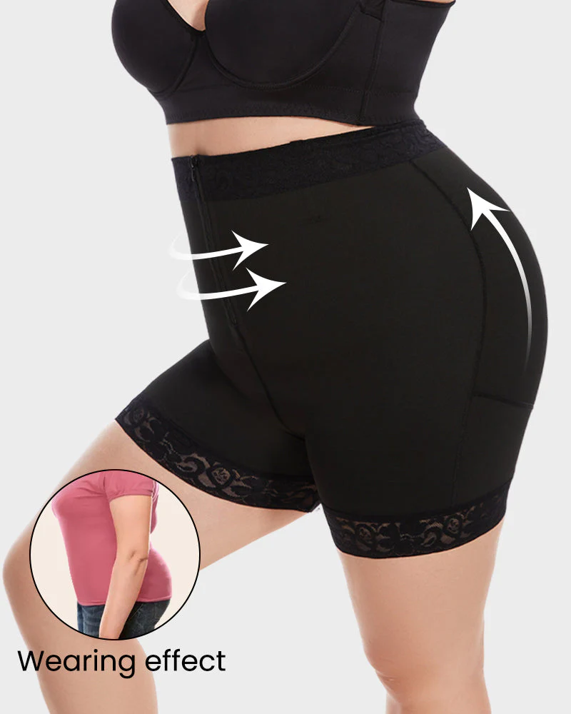 Boned Sculpt High Waist Shorts - Image 11