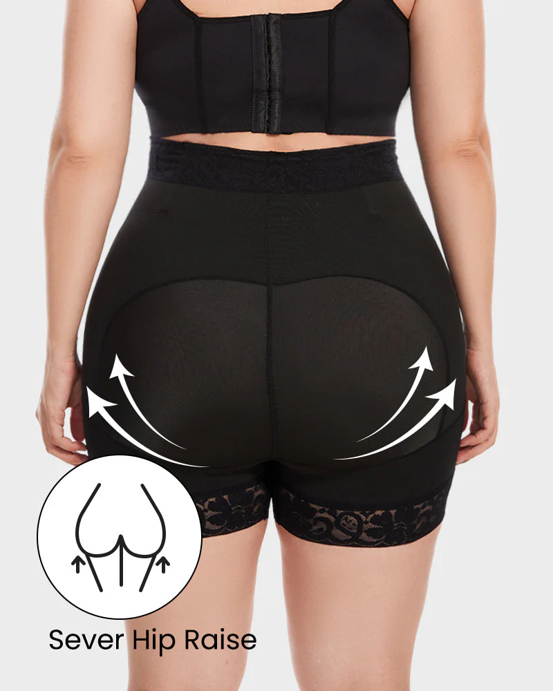 Boned Sculpt High Waist Shorts - Image 12
