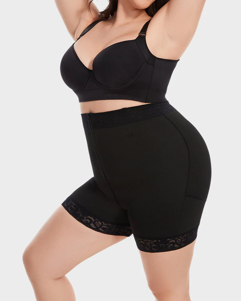 Boned Sculpt High Waist Shorts - Image 3