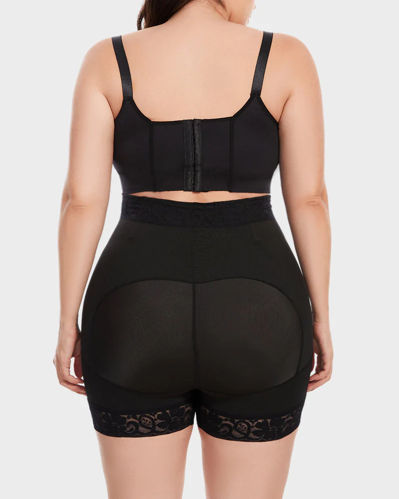 Boned Sculpt High Waist Shorts - Image 4