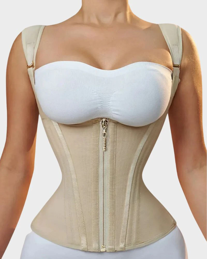 Double Waistband Corset Vest Waist Trainer - Image 5