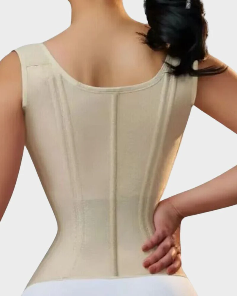 Double Waistband Corset Vest Waist Trainer - Image 9
