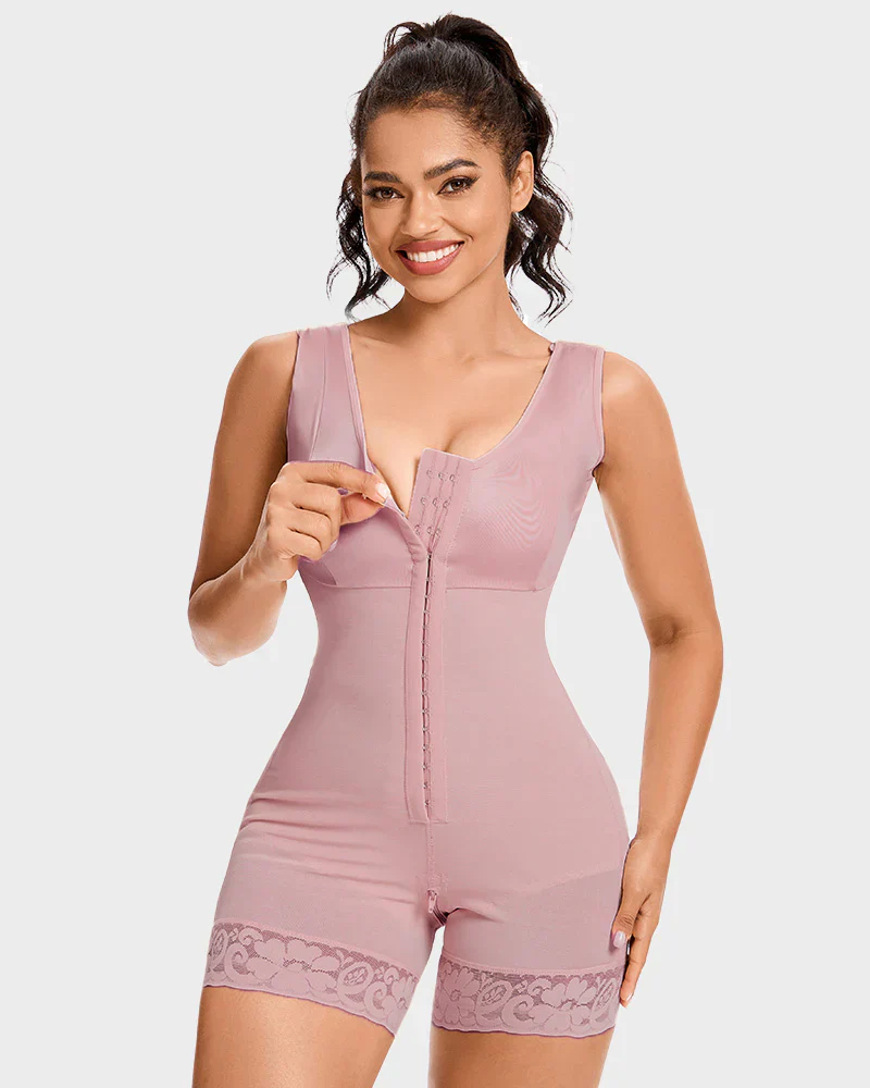 Extra Plus Size Shaper Bodysuit Tummy Control Shapewear With Bra - Image 23