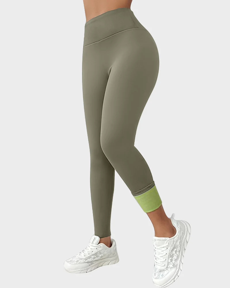 Fleece-Lined Tummy Control Shaping Leggings - Image 10