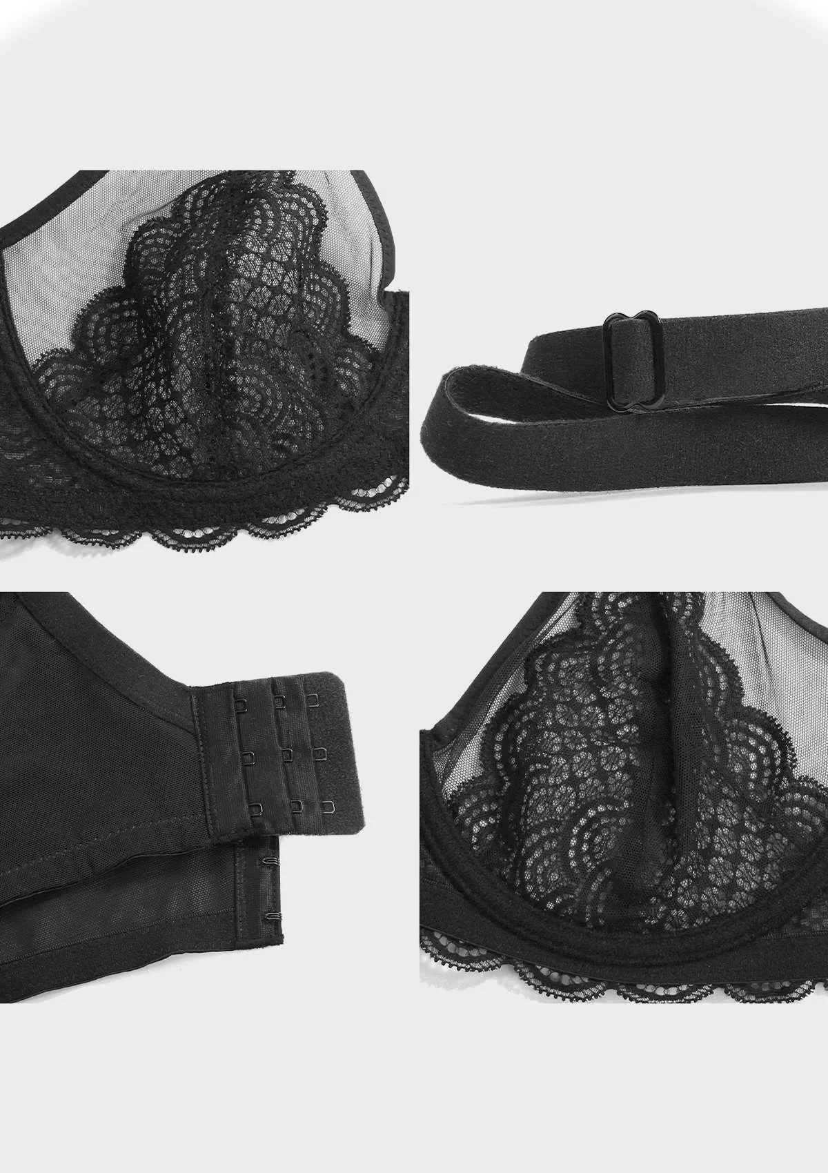 Lace Comfort Support Bra - Image 5