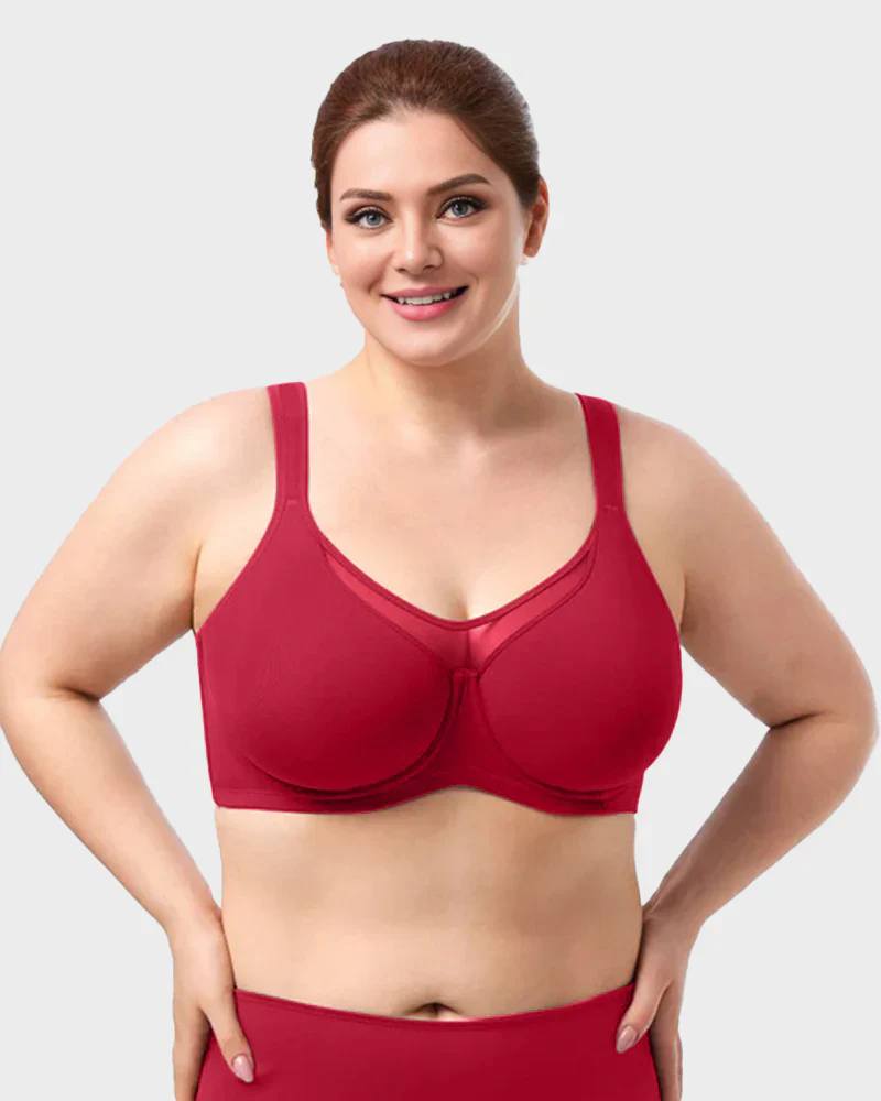 Plus Size Cooling Full Coverage Minimizer Bra - Image 14