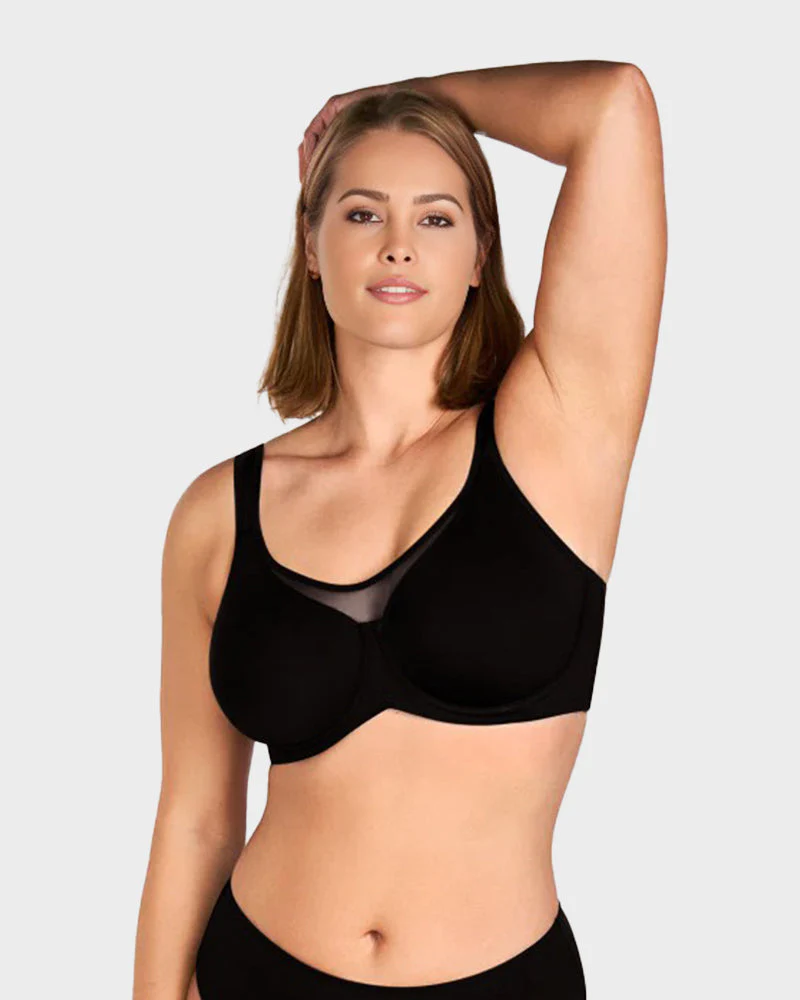 Plus Size Cooling Full Coverage Minimizer Bra - Image 5