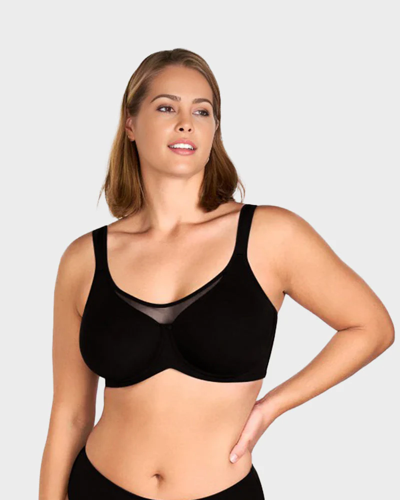 Plus Size Cooling Full Coverage Minimizer Bra - Image 6