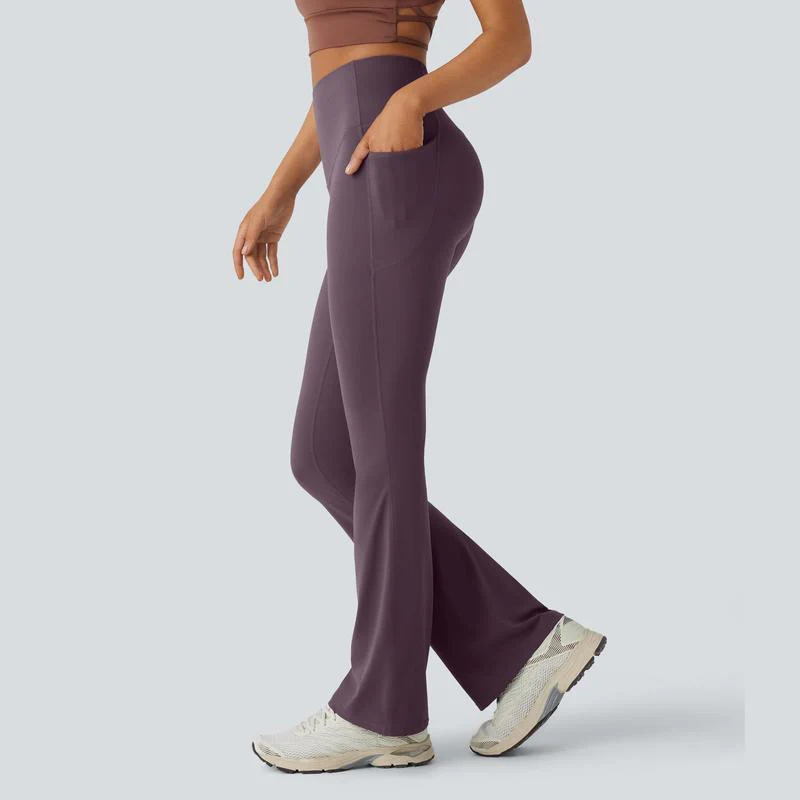 Ultra Sculpt High Waisted Tummy Control Flare Leggings - Image 13