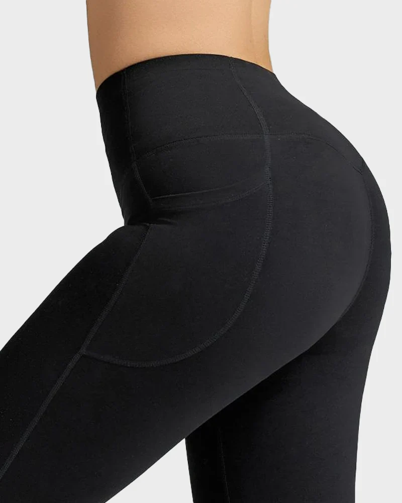 Tummy Control Butt-Lifting Training Leggings with Pockets - Image 15