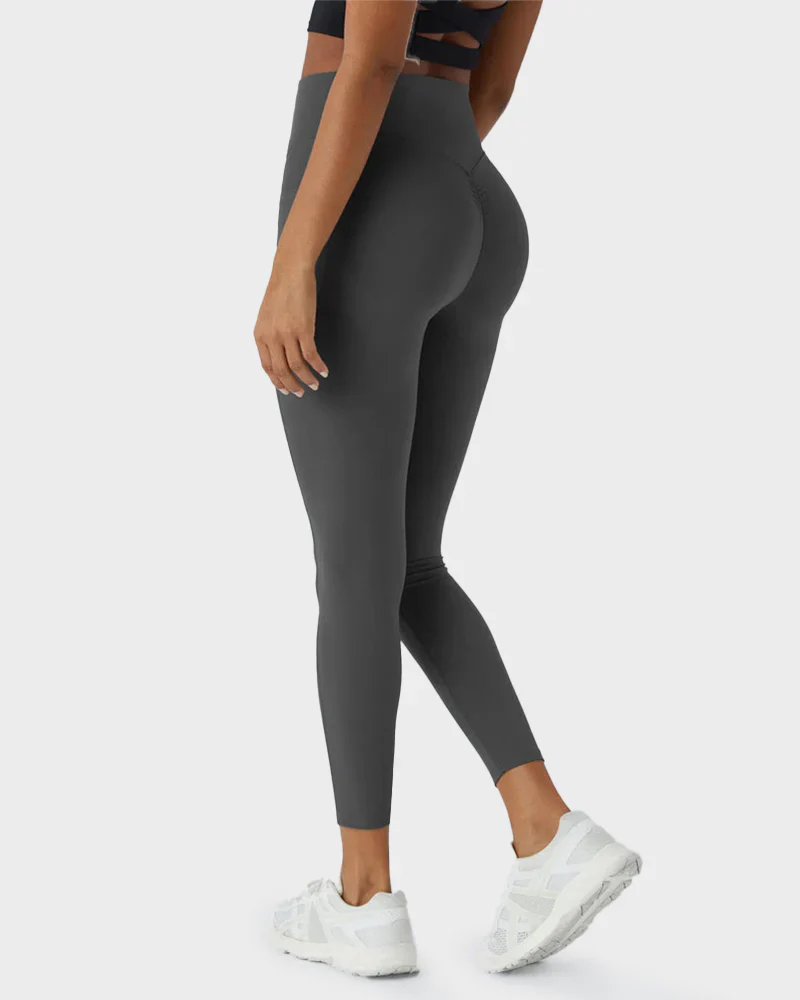 Tummy Control Butt-Lifting Training Leggings with Pockets - Image 21