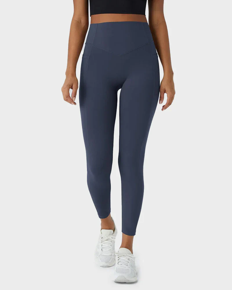 Tummy Control Butt-Lifting Training Leggings with Pockets - Image 26