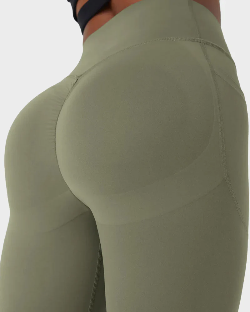 Tummy Control Butt-Lifting Training Leggings with Pockets - Image 35