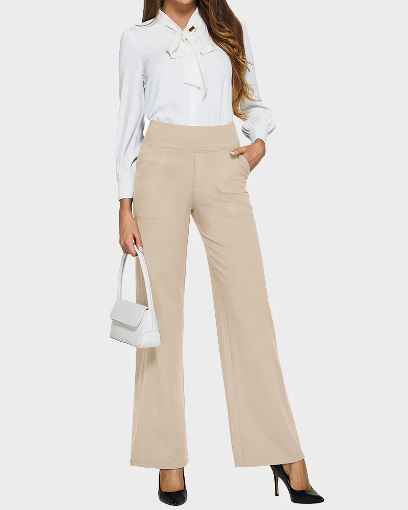 Loose High-Waist Business Casual Pants Yoga Pants - Image 13