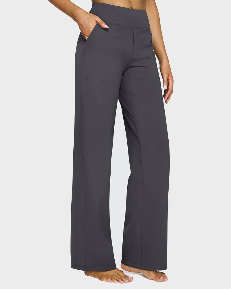 Loose High-Waist Business Casual Pants Yoga Pants - Image 15