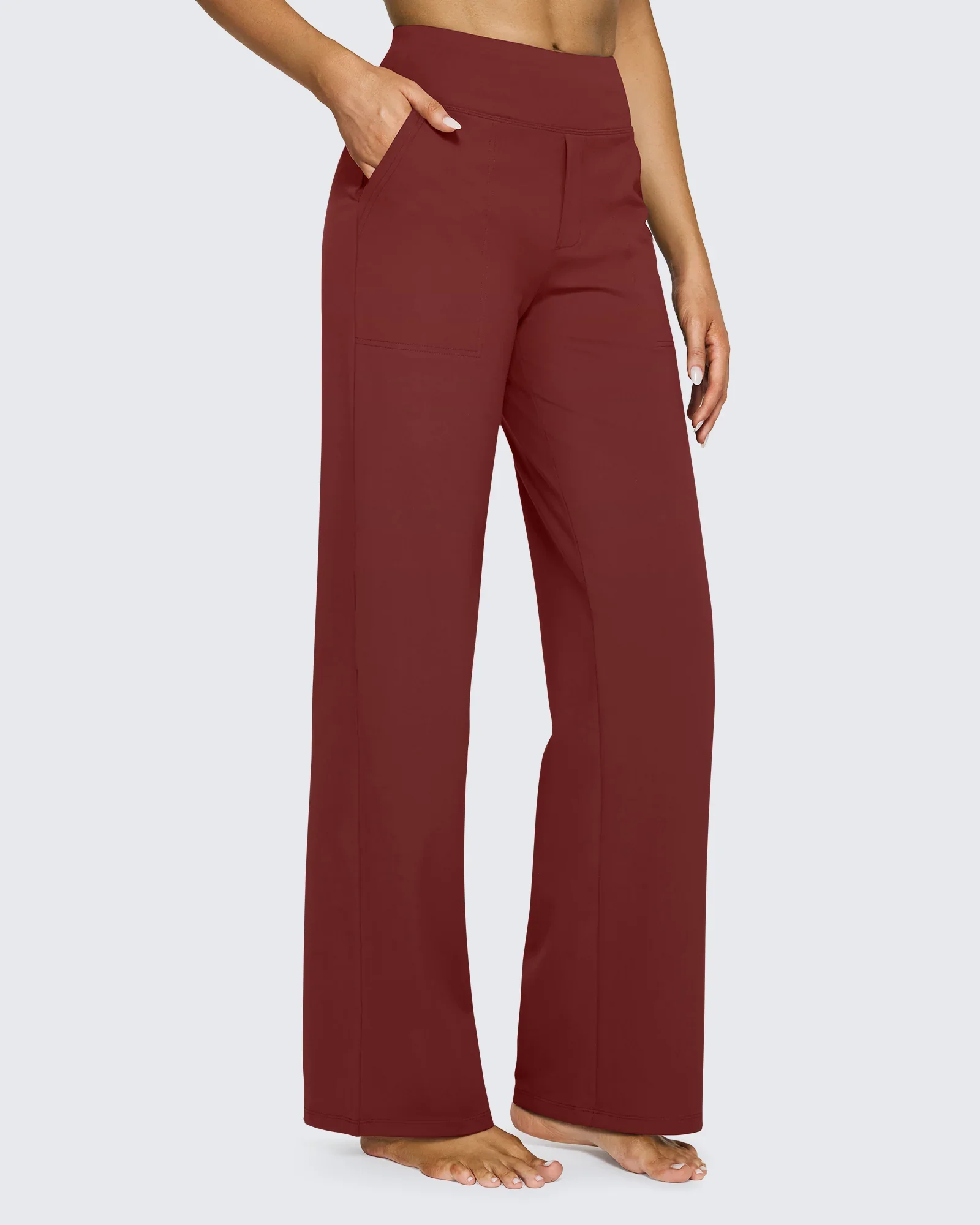 Loose High-Waist Business Casual Pants Yoga Pants - Image 20
