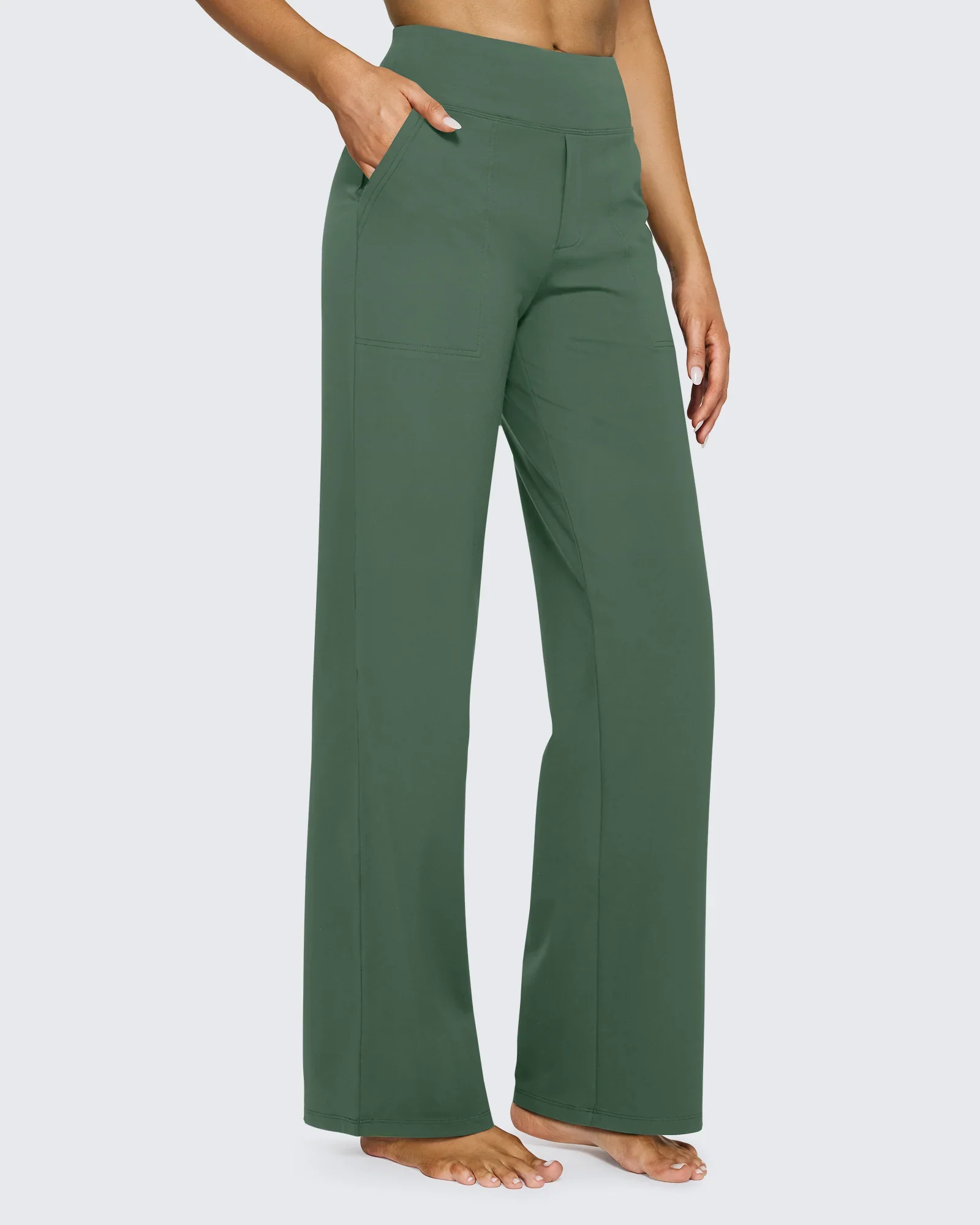 Loose High-Waist Business Casual Pants Yoga Pants - Image 24