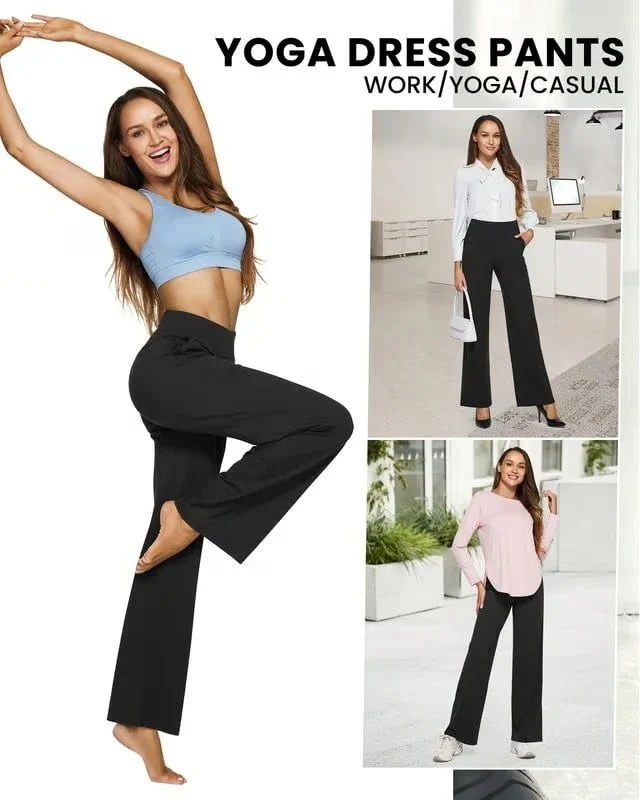 Loose High-Waist Business Casual Pants Yoga Pants - Image 6