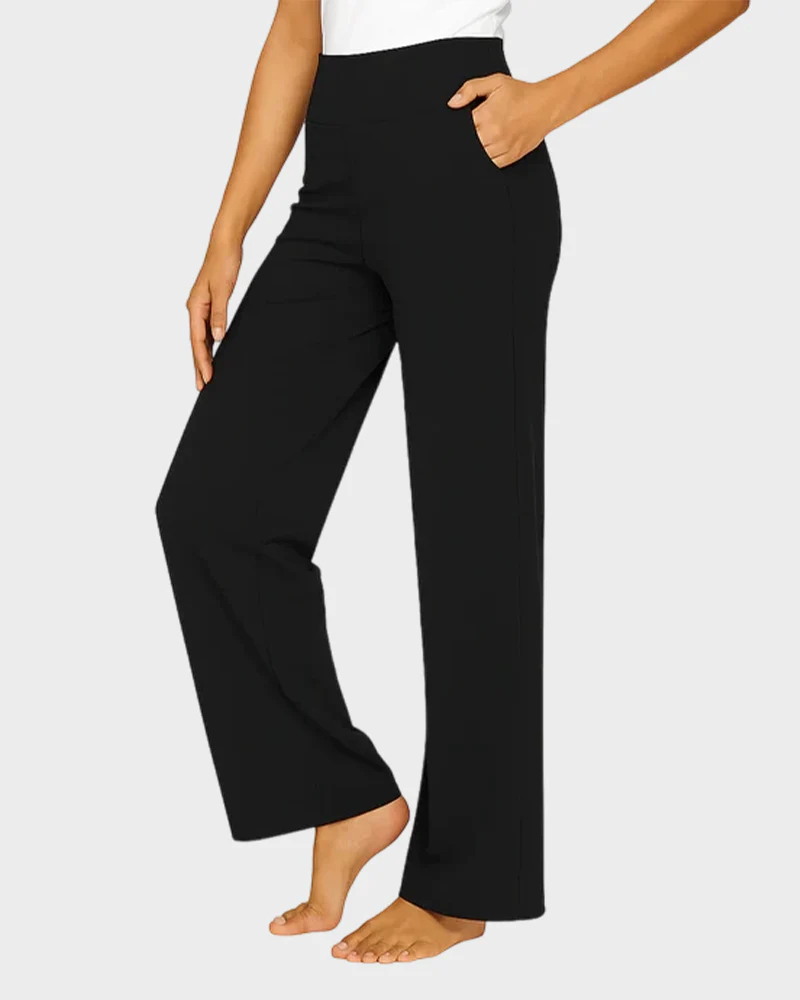 Loose High-Waist Business Casual Pants Yoga Pants - Image 9