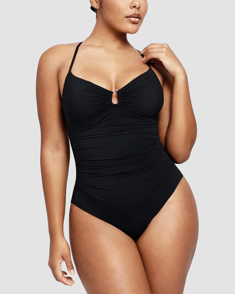 Smart Sculpt U-Ring Cut Out Shaping Swimsuit - Image 9