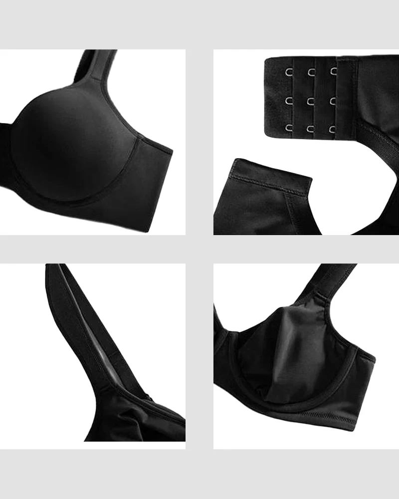 Soft Plus Size Full Coverage Unlined Minimizer Bra - Image 7