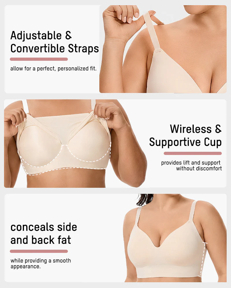 Supportive Comfort Wireless Shaping Bra - Image 5