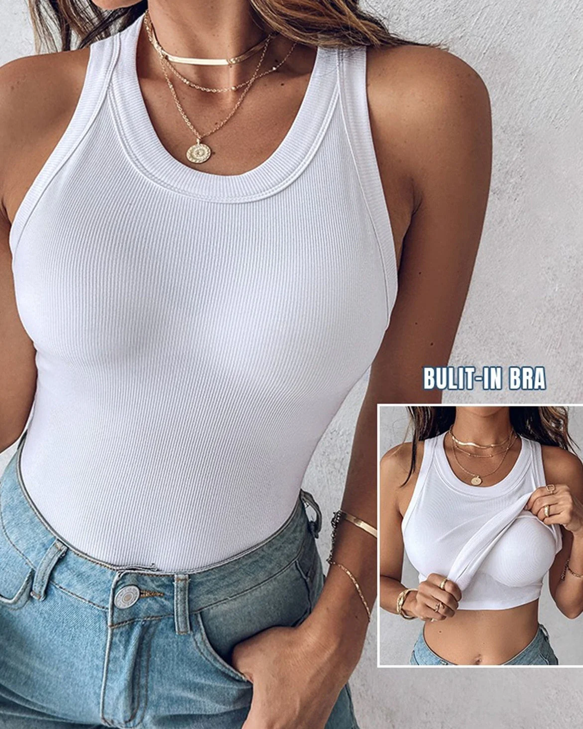 Your Favourite No-Bra All Style Tank Top - Image 15