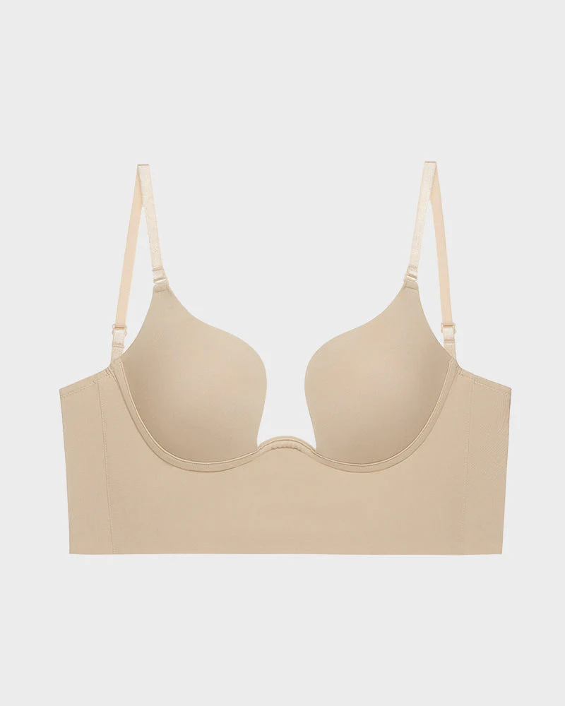 Low Cut U-Shaped Backless Bra - Image 12