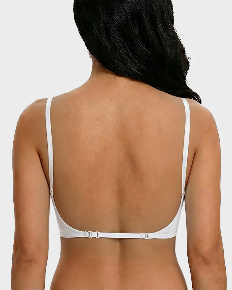 Low Cut U-Shaped Backless Bra - Image 15