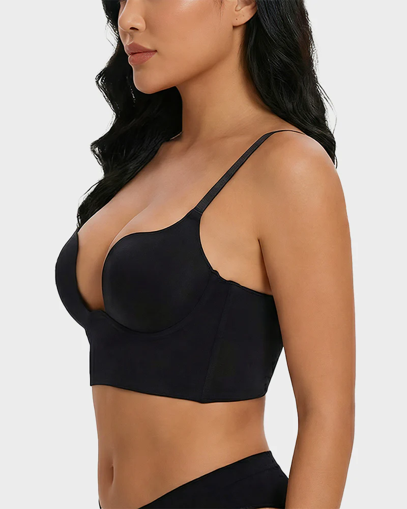 Low Cut U-Shaped Backless Bra - Image 3