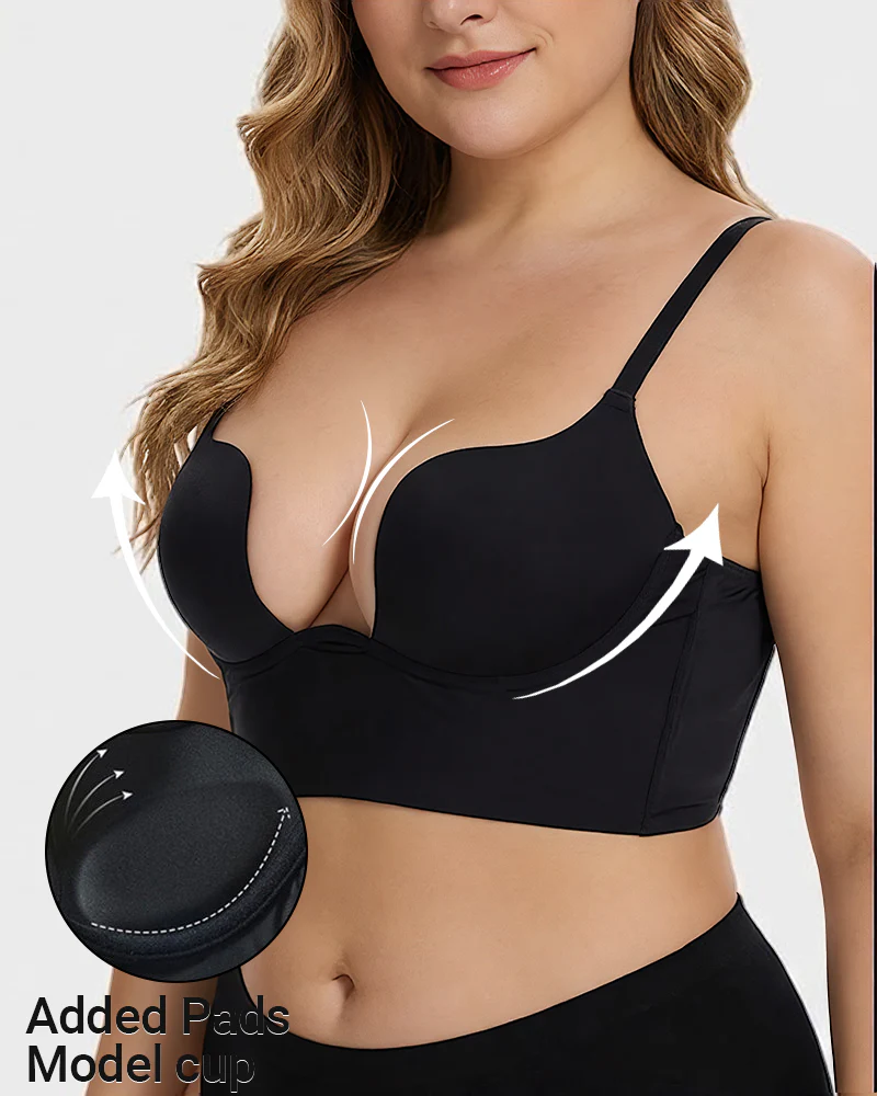 Low Cut U-Shaped Backless Bra - Image 5