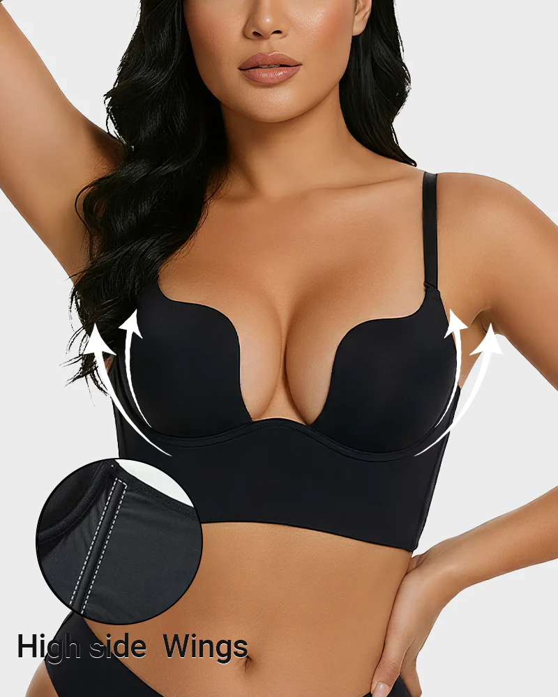 Low Cut U-Shaped Backless Bra - Image 6