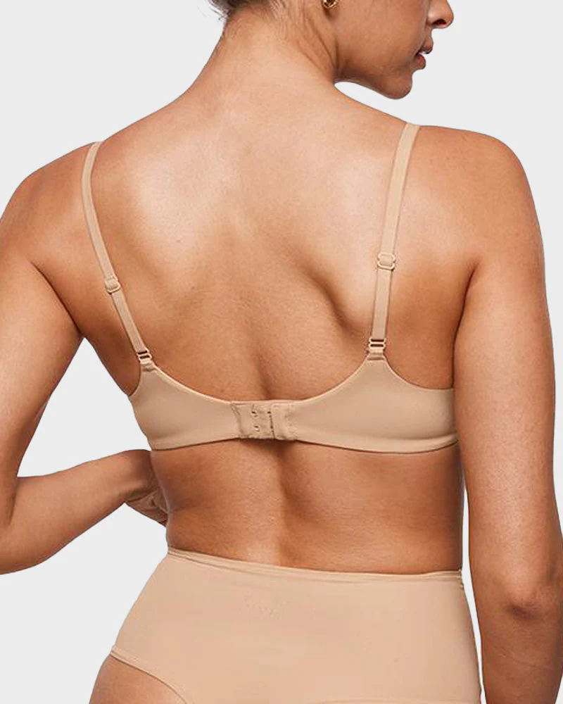 Unlined Plunge Balconette Bra with Underwire - Image 5