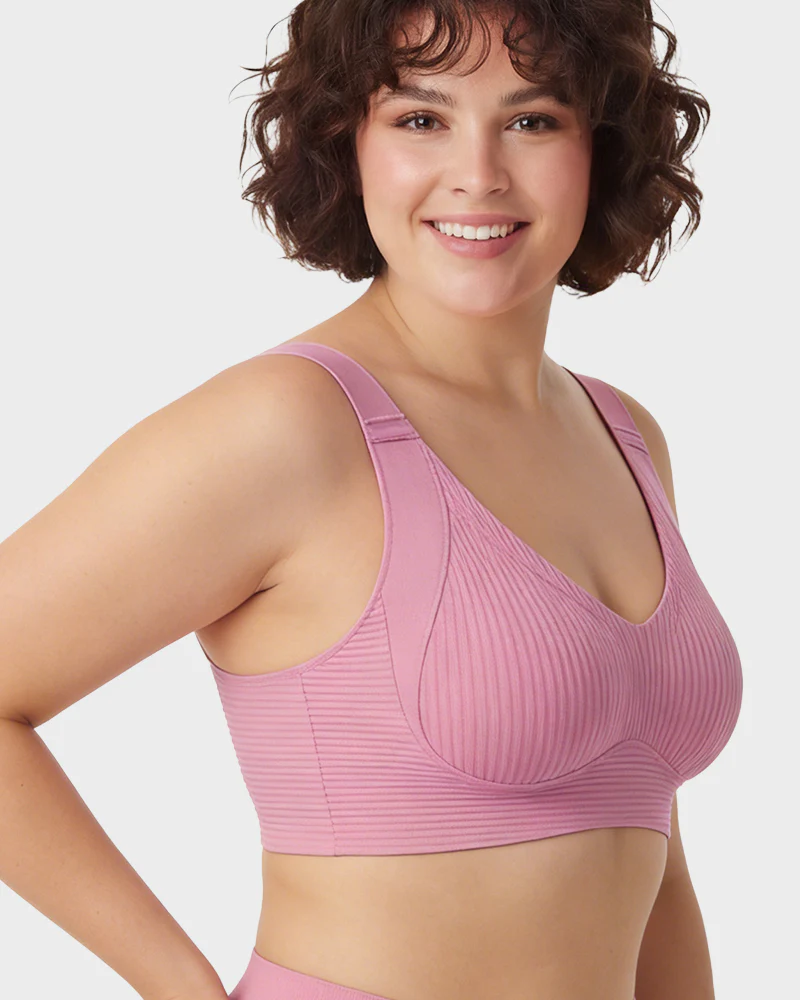 ️Women's Ribbed Push Up Adjustable Wireless Bra - Image 18