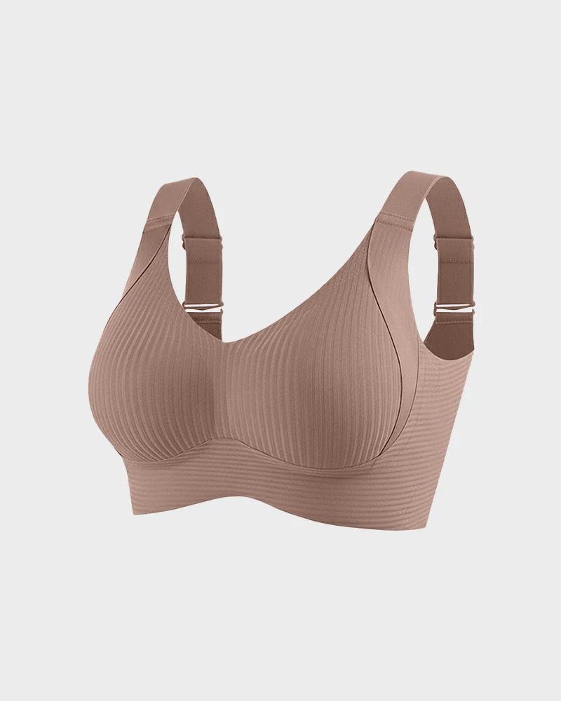 ️Women's Ribbed Push Up Adjustable Wireless Bra - Image 22