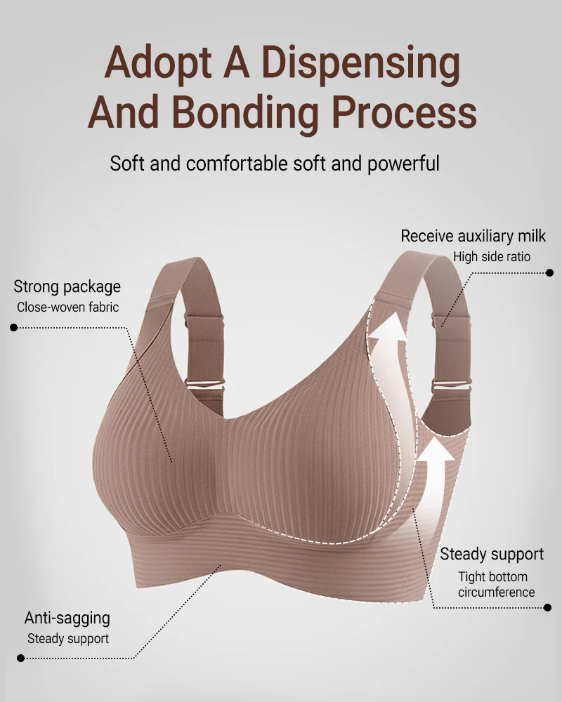 ️Women's Ribbed Push Up Adjustable Wireless Bra - Image 7