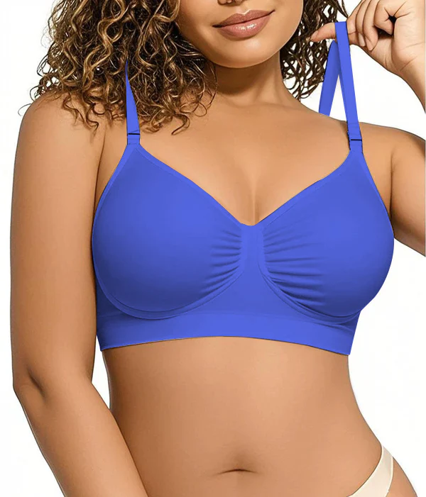 Women's Full Coverage Non-Padded Wireless Sculpt Bra - Image 27