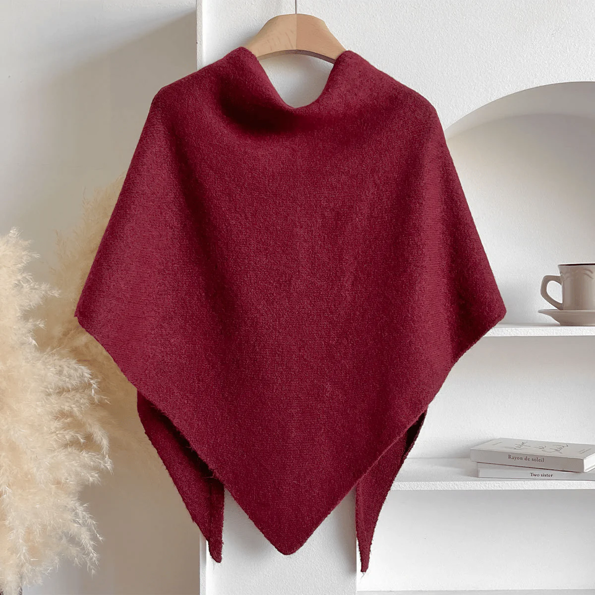 Women's Solid Color Scarf Casual Soft Comfortable Shawl for Daily Wear - Image 11