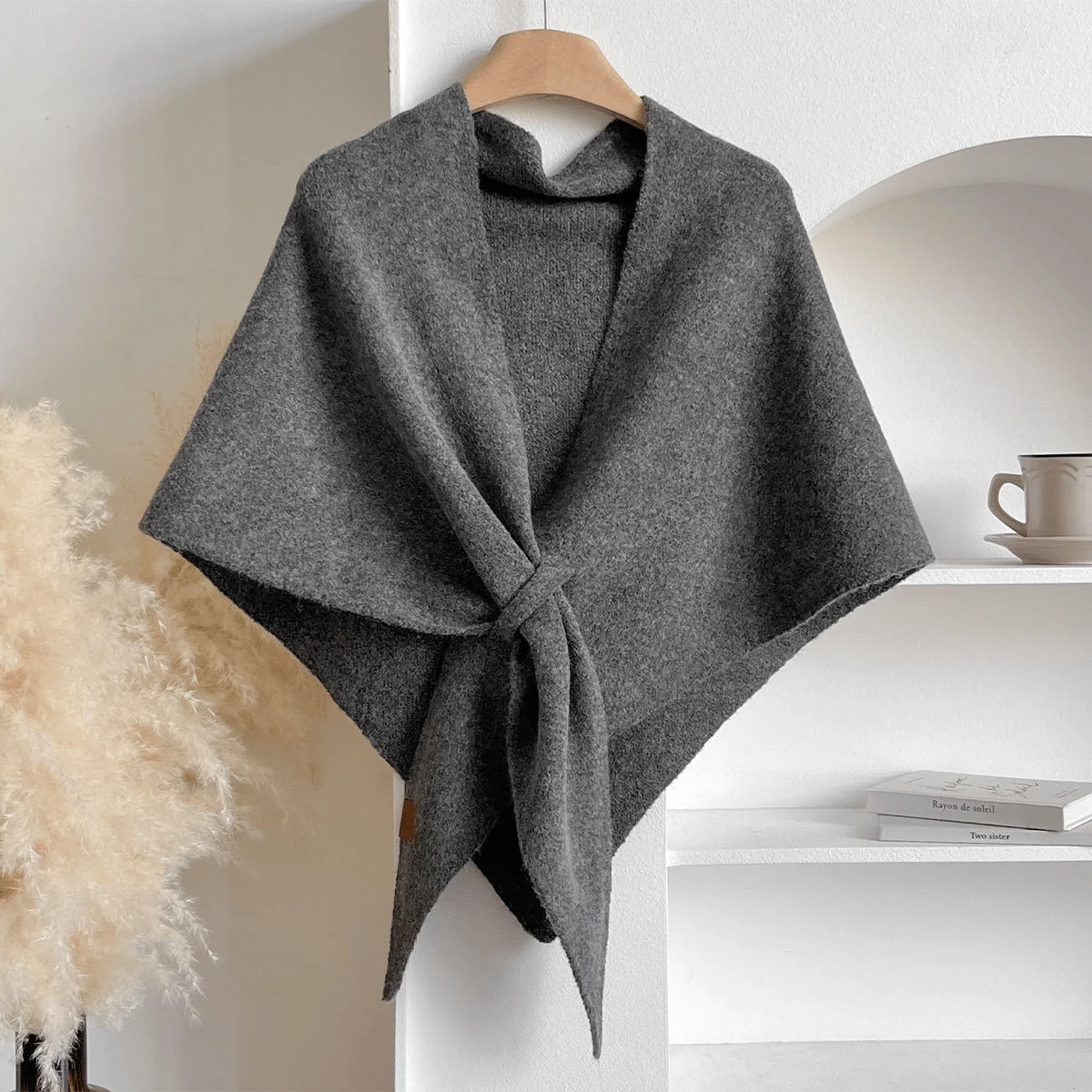 Women's Solid Color Scarf Casual Soft Comfortable Shawl for Daily Wear - Image 12