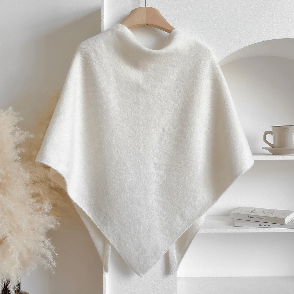 Women's Solid Color Scarf Casual Soft Comfortable Shawl for Daily Wear - Image 5