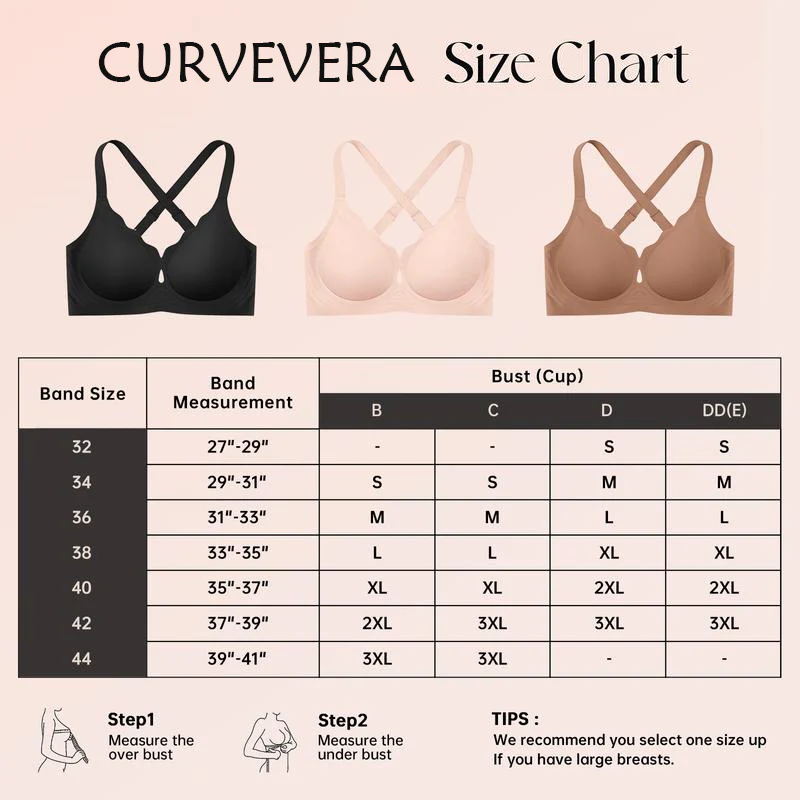 Women Water Drop Hollow Scalloped Flowers V Neck Bras - Image 9