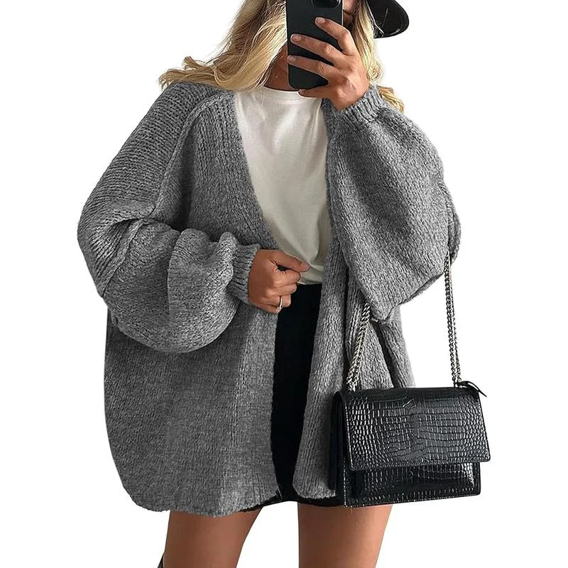 Women's Oversized Cardigan Sweater - Image 18